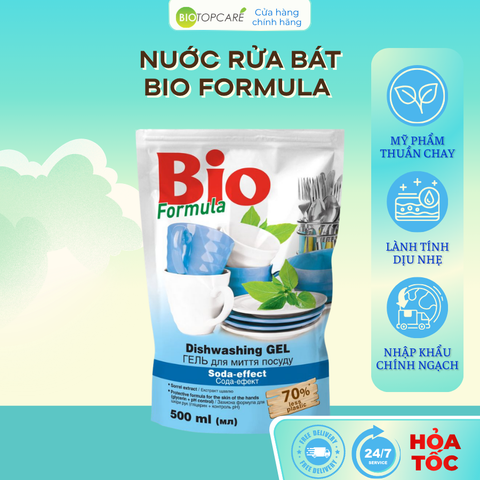 Nước rửa bát Bio Formula Soda dạng túi 500ml