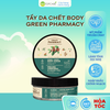 Tẩy da chết toàn thân Green Pharmacy Cafe xanh và dầu gừng 200ml