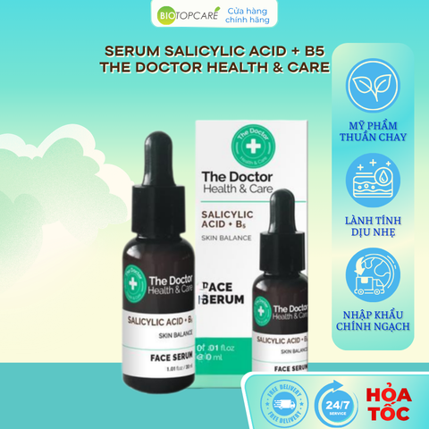 The Doctor Health & Care SALICYLIC ACID + B5 Serum dưỡng da mặt 30ml