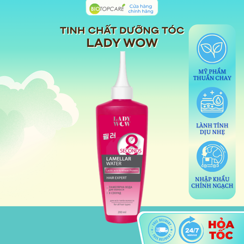 Lady Wow Lamellar Water – Nước dưỡng tóc phục hồi “8 giây” 200ml