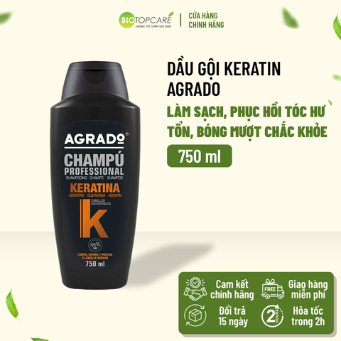 Dầu gội Keratin Agrado 750ml