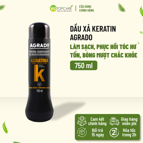 Dầu xả Agrado Keratin dành cho mọi loại tóc 750ml