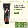Energy of Vitamins Gel tắm tẩy tế bào chết toàn thân hương socola nóng 240ml