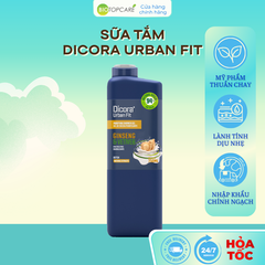 Sữa tắm Dicora Urban Fit Energy Cỏ Hương Bài & Nhân Sâm 750ml