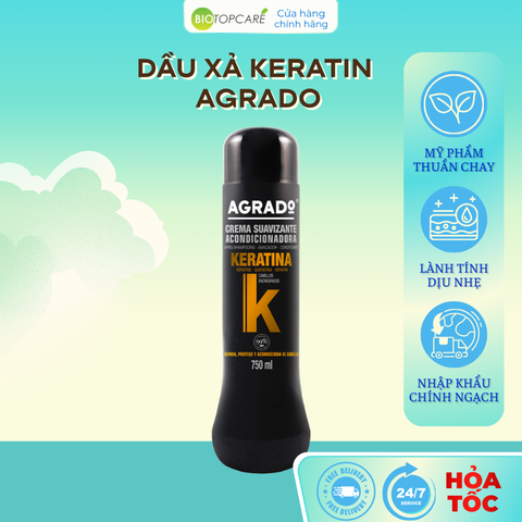 Dầu xả Agrado Keratin dành cho mọi loại tóc 750ml