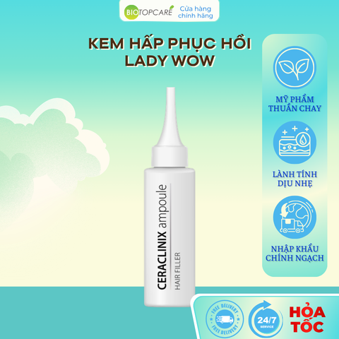 Lady Wow Kem hấp phục hồi dành cho tóc với Ceramides 100 ml