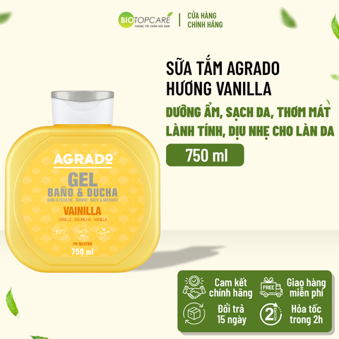 Sữa tắm Agrado Vanilla 750ml