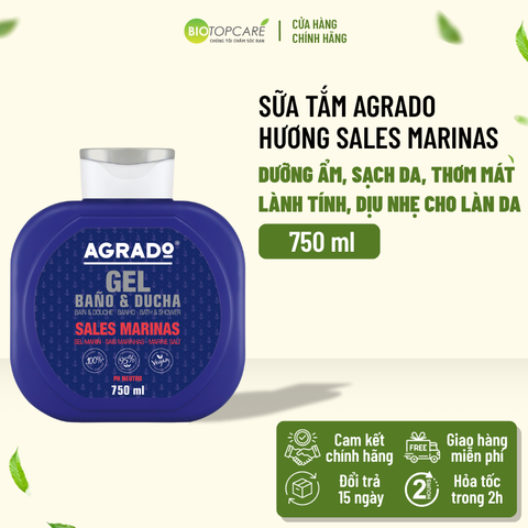 Sữa tắm Agrado Marine Salt 750ml