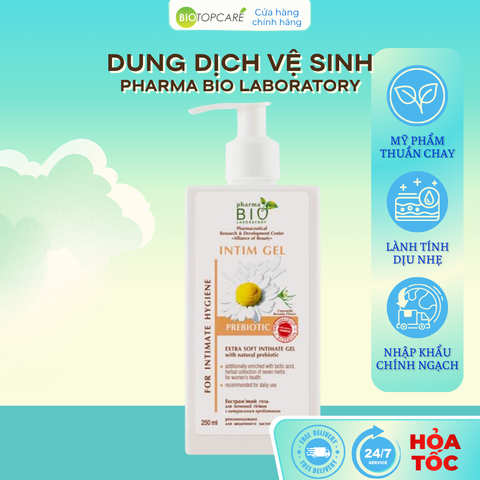 Dung dịch vệ sinh Pharma Bio Laboratory chứa Prebiotic tự nhiên 250ml