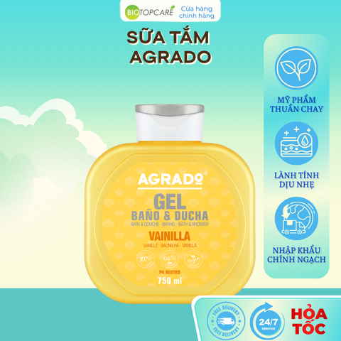 Sữa tắm Agrado Vanilla 750ml