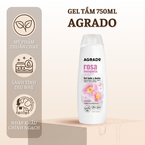 Gel tắm Agrado tầm xuân 750ml