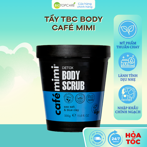 Tẩy tế bào chết toàn thân Cafemimi Detox 330g