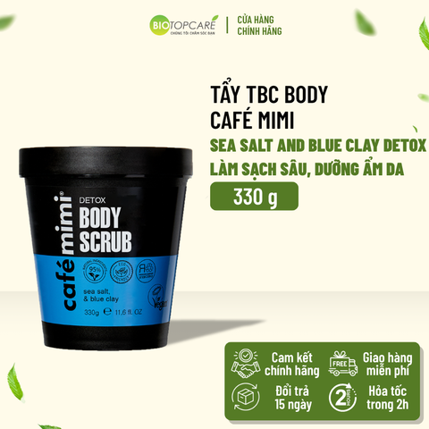 Tẩy tế bào chết toàn thân Cafemimi Detox 330g