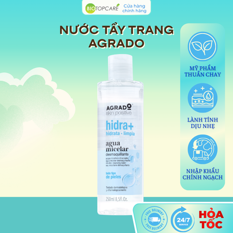 Nước tẩy trang Micellar Agrado 400ml