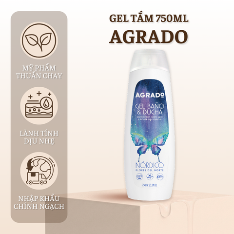 Gel tắm Agrado Nordic 750ml