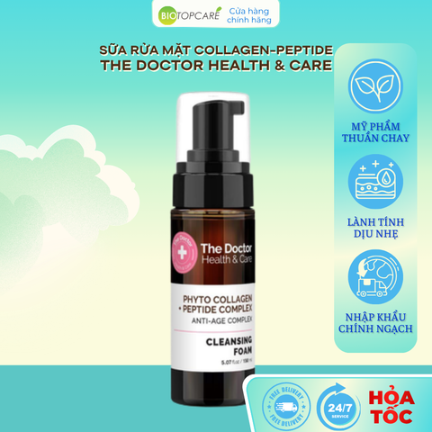 The Doctor Health & Care PHYTO COLLAGEN-PEPTIDE COMPLEX Сleansing foam 150ml Bọt rửa mặt