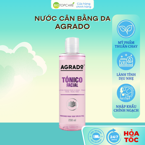 Nước cân bằng da Agrado 250ml