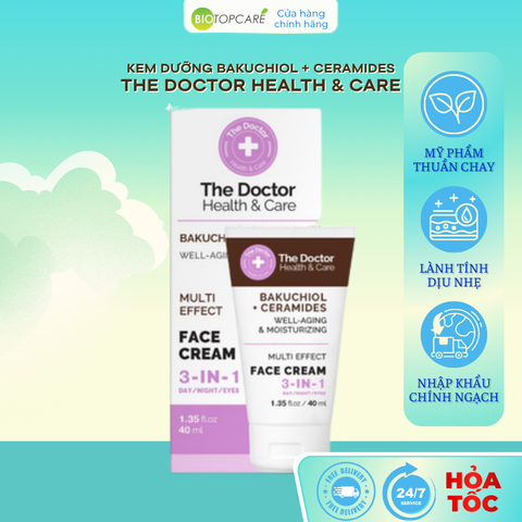The Doctor Health & Care BAKUCHIOL + CERAMIDES Face cream 3 in 1 40ml Kem Dưỡng Da Mặt