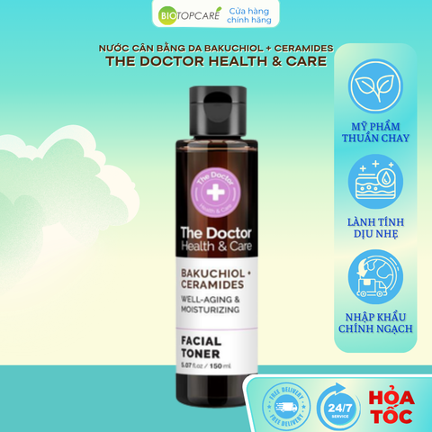 The Doctor Health & Care BAKUCHIOL + CERAMIDES Facial toner 150ml Nước cân bằng da
