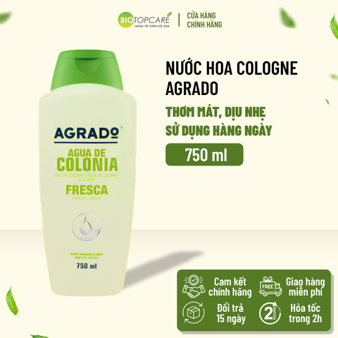 Nước hoa Cologne Agrado Fresh 750ml