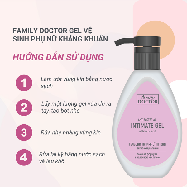 Family Doctor Gel vệ sinh phụ nữ kháng khuẩn 300ml