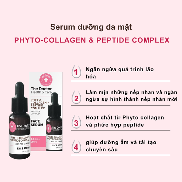 The Doctor Health & Care PHYTO COLLAGEN-PEPTIDE COMPLEX Face serum 30ml Serum dưỡng da mặt