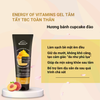 Energy of Vitamins Gel tắm tẩy tế bào chết toàn thân hương bánh cupcake đào 240ml