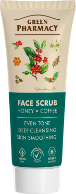 Tẩy tế bào da chết Green Pharmacy chiết xuất Mật ong và Cafe 75ml