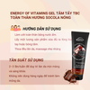 Energy of Vitamins Gel tắm tẩy tế bào chết toàn thân hương socola nóng 240ml