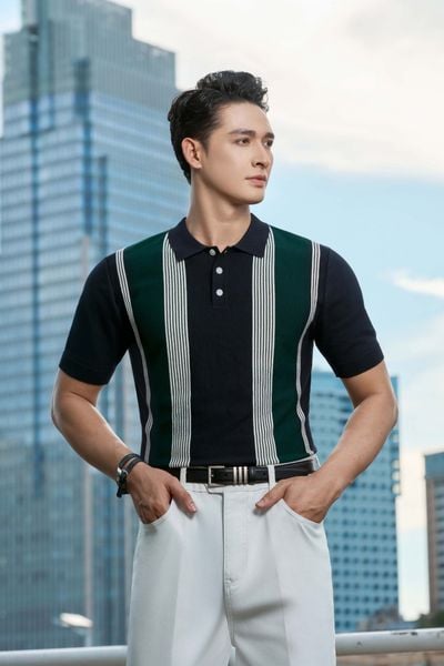 Áo mongtoghi xanh sọc - AP287