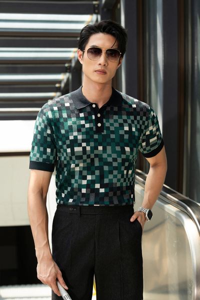 Áo mongtoghi họa tiết ô vuông AP409