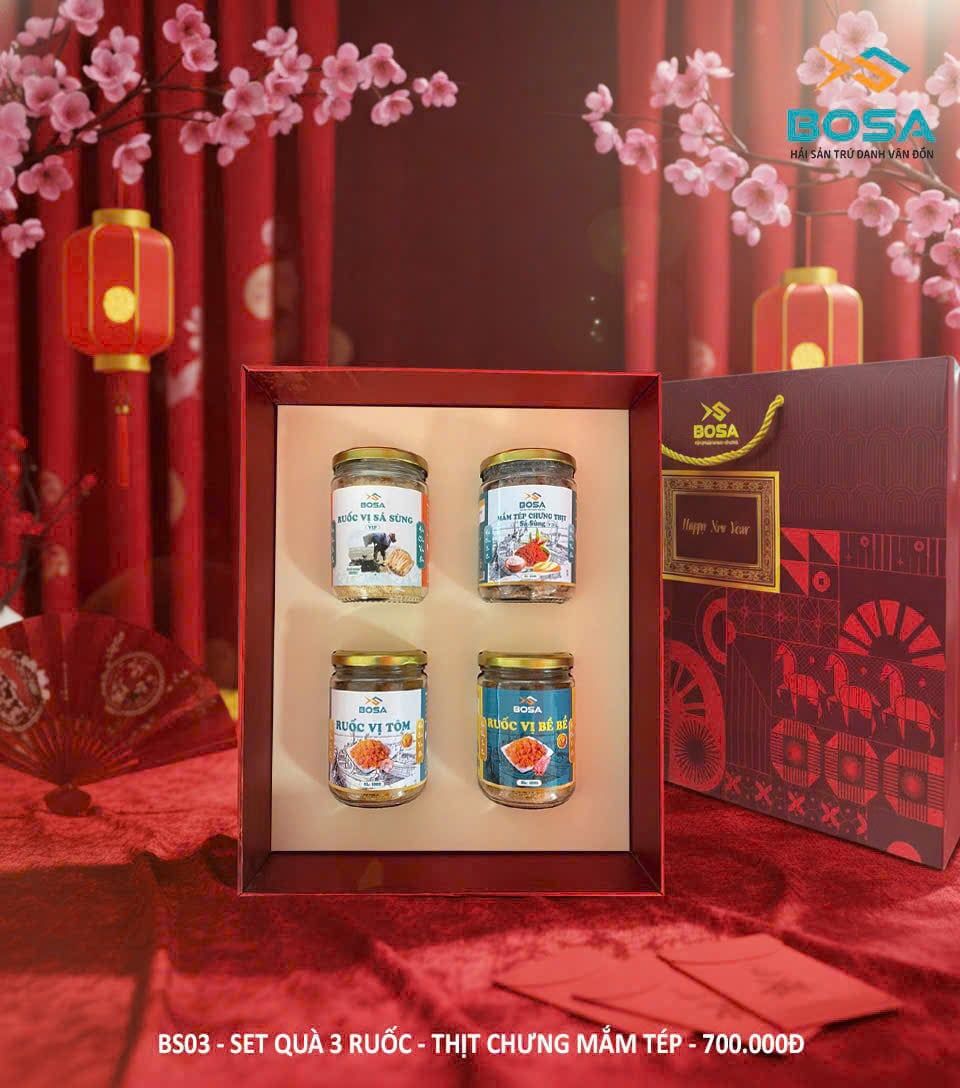 hop qua ruoc thit chung mam tep 700k