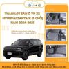 Thảm rối lót sàn ô tô HYUNDAI SANTAFE (6 CHỖ) năm 2024-2025 chống bụi bẩn
