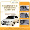 Thảm lót sàn dành riêng cho xe DAEWOO GENTRA năm 2006-2010 5 chỗ không mùi, dễ vệ sinh