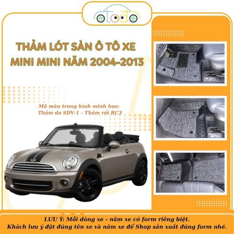 Thảm lót sàn xe hơi MINI MINI năm 2004-2013 5 chỗ hàng cao cấp