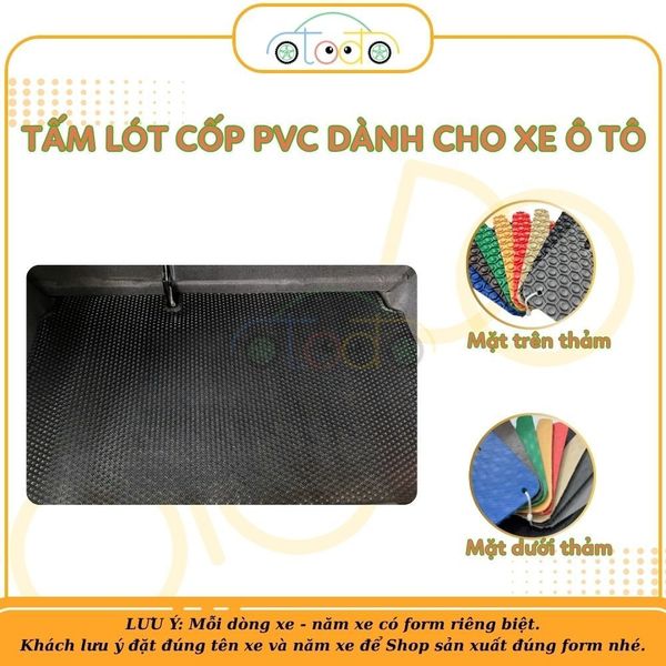 Lót cốp nhựa PVC xe Mazda 3 (Hatchback) năm 2013-2019 5 chỗ chống thấm, vừa form.