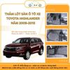 Thảm lót sàn may đo cho xe 5 chỗ TOYOTA HIGHLANDER năm 2009-2015  form chuẩn