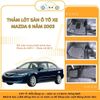 Thảm lót sàn may đo cho xe 5 chỗ MAZDA 6 năm 2003 form chuẩn