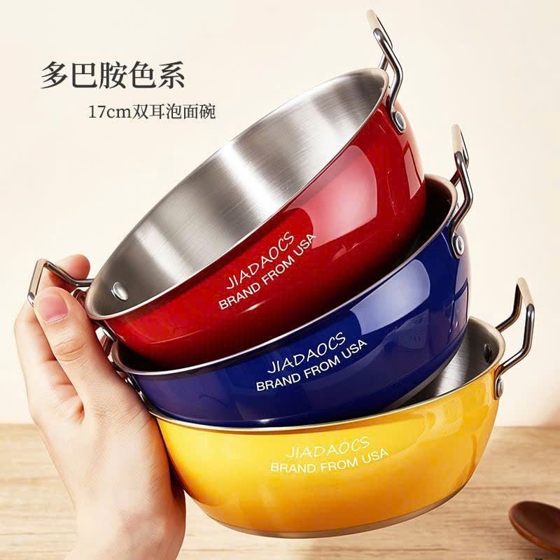  Tô Ăn Mì Inox 2 Quai Cầm Jiadaocs 