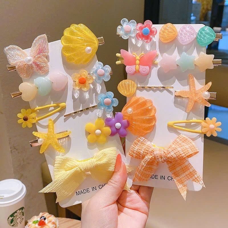 Set Kẹp Tóc Ngôi Sao Biển Và Nơ 