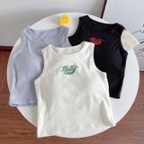  Áo Tank Top Dáng Cropput Có Mút 