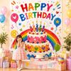  Tấm Vải Trang Trí Happy Birthday 