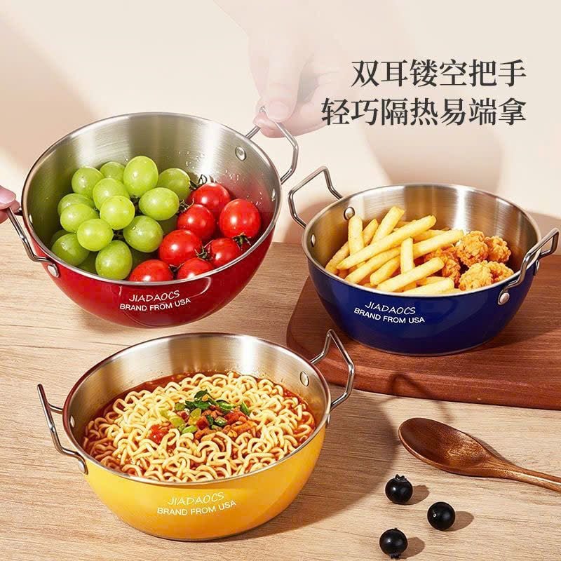  Tô Ăn Mì Inox 2 Quai Cầm Jiadaocs 