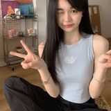  Áo Tank Top Dáng Cropput Có Mút 