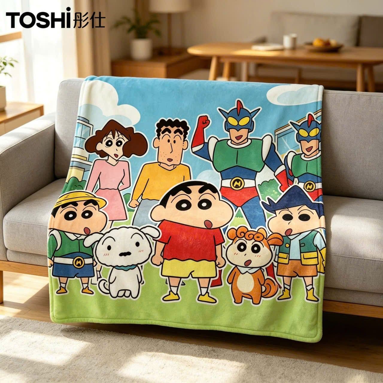  Chăn Flannel Họa Tiết Shin-Chan 