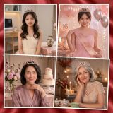  Vương Miệng Mừng Sinh Nhật Số Hợp Kim 16 
