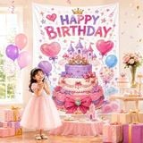  Tấm Vải Trang Trí Happy Birthday 