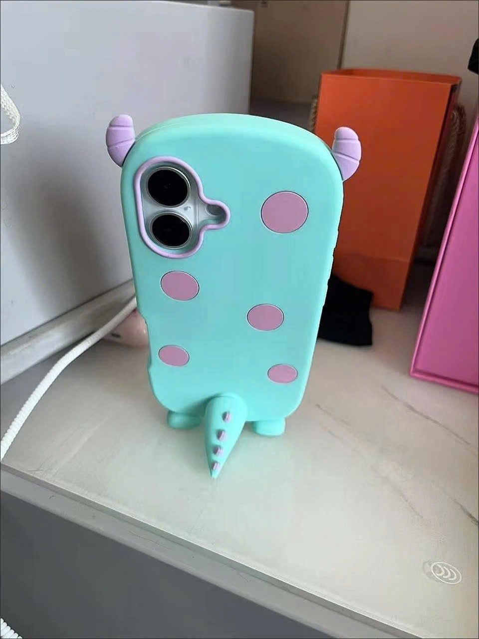  Ốp Điện Thoại Silicone Khủng Long 3D 