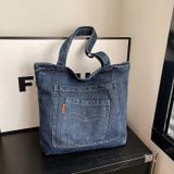  Chiếc Túi Tote Denim Vải Jeans  Form Đứng 