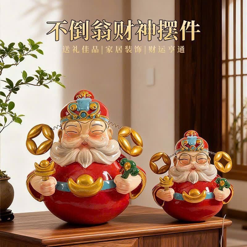  Tượng Lật Đật Tứ Hỷ Thần Tài 